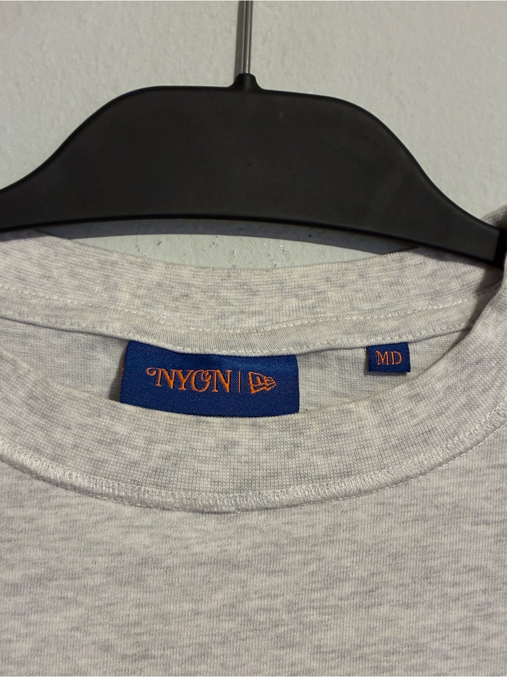 NYON x New Era New York Mets Short Sleeve Tee - Light Gray - Picture 3 of 6